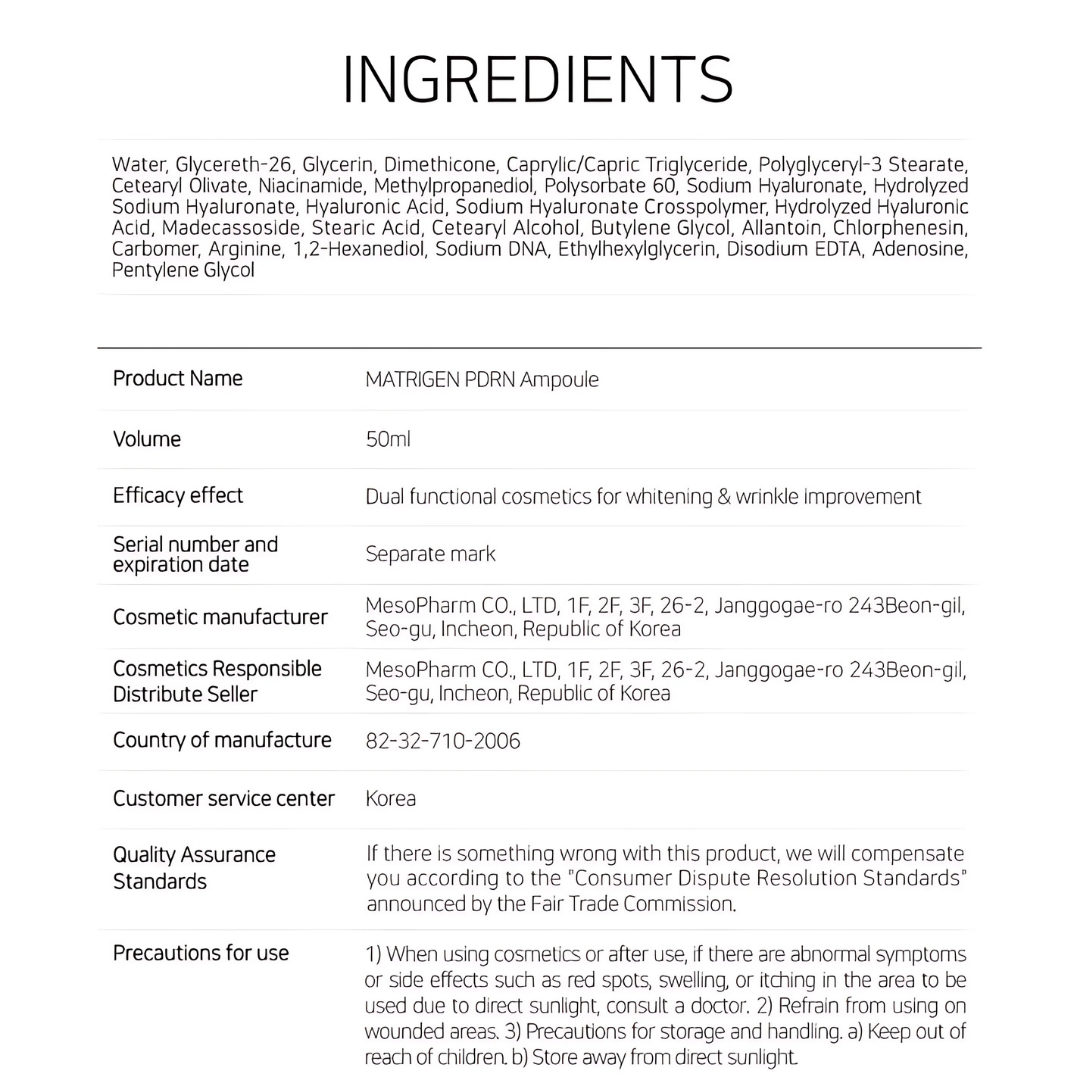 Matrigen™ ESR PDRN Ampoule