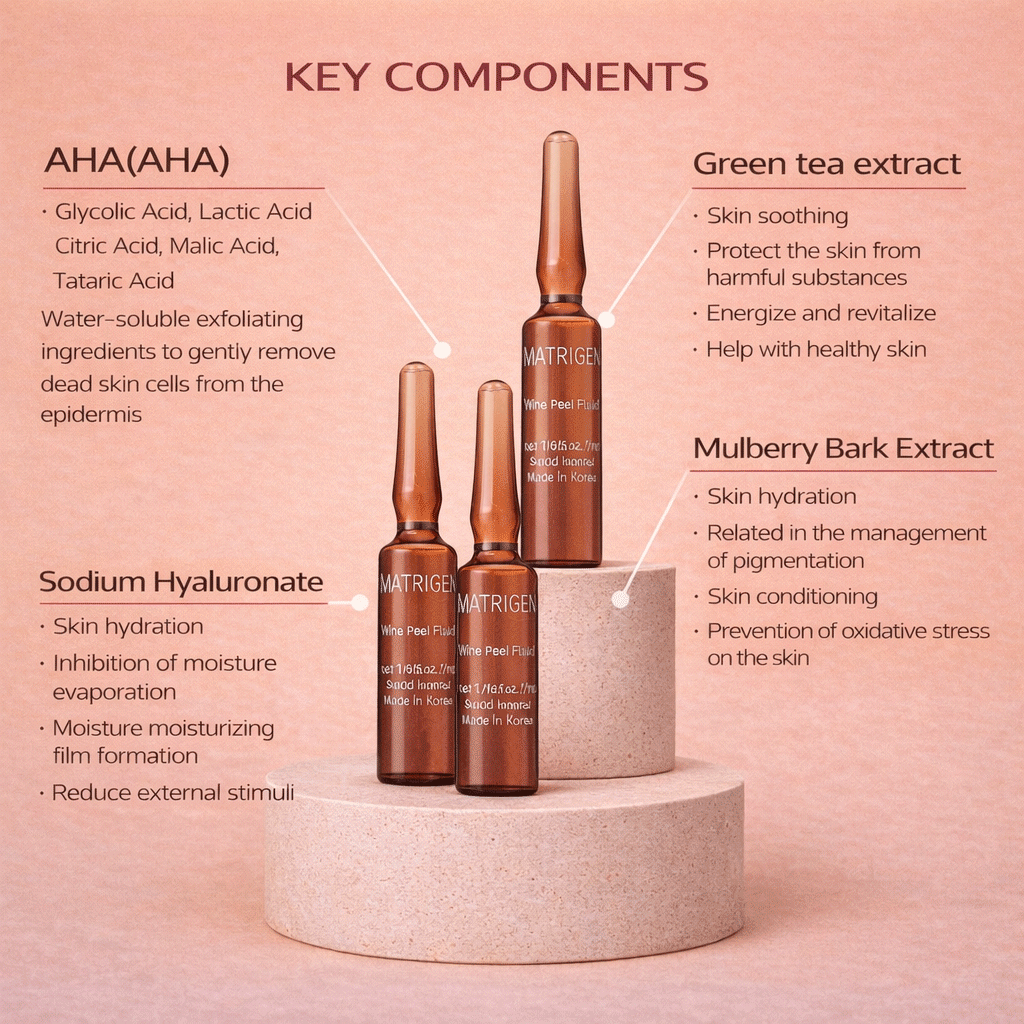 Matrigen Wine Peel  Fluid